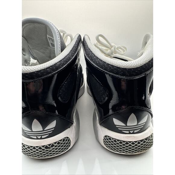 Womens Adidas Round HouseMid W - Q33015 Black Silver White Trainers Size 7 Clean - Picture 5 of 14